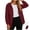 Wine, variant on WRKEKC Windbreaker Jackets for Women Solid Color Long Sleeve Zip Up Hooded Waterproof Windproof Rain Coat with Pockets