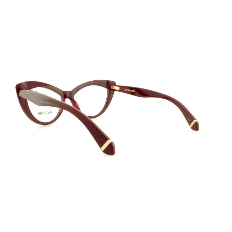ZAC POSEN Eyeglasses VERUSHKA Maroon 54MM