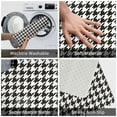 thumbnail image 4 of Daiia Houndstooth Black And White Front Door Mat, Heavy Duty Durable Welcome Mat for Outdoor Indoor, Dirt Trapper Waterproof Super Absorbent Door Mat, 16" x 24", 4 of 9