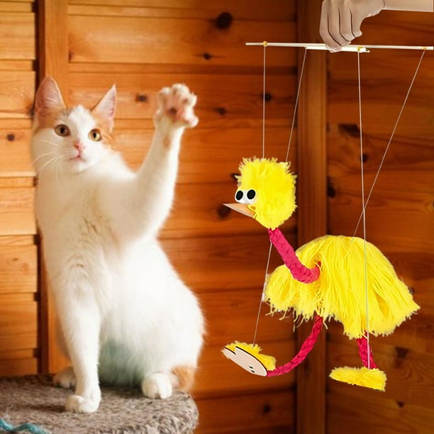 Marioneta De Avestruz De Peluche Para Niños – Títere De Mano Con Palo, Ideal Para Juegos De Roles Y Espectáculos Infantiles