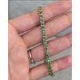 thumbnail image 3 of Vintage 14K Gold Emerald Tennis Bracelet Natural Gemstone Jewelry Gift for Her Emerald Round bracelet gold anniversary bracelet, 3 of 5