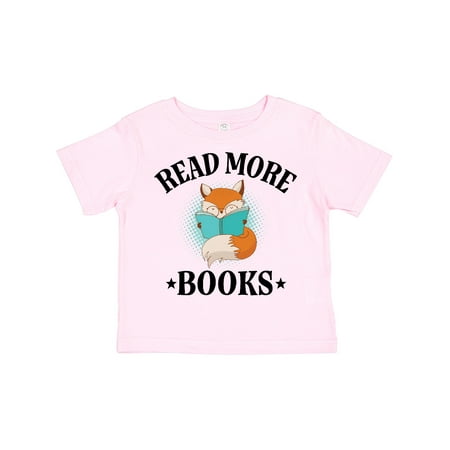 

Inktastic Reading Group Fox Read More Books Gift Toddler Boy or Toddler Girl T-Shirt