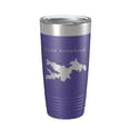 thumbnail image 1 of Lake Arrowhead Map Tumbler Travel Mug Insulated Laser Engraved Coffee Cup California 20 oz Purple, 1 of 1