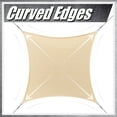 thumbnail image 4 of Colourtree Custom Size 8' x 9' Rectangle White Sun Shade Sail Canopy UV Air & Water Permeable - Commercial Standard Heavy Duty - 190 GSM - 3 Years Warranty ( We Make Custom Size ), 4 of 8