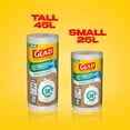 thumbnail image 2 of Glad White Garbage Bags - Small 25 Litres - Made using 50% Recycled Plastic, 44 Trash Bags, 2 of 5