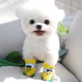 thumbnail image 4 of Zapatos para perros, cubiertas para pies específicas para mascotas, los pies de los ositos no se caerán al salir, cubiertas para zapatos para cachorros, zapatos impermeables, 4 piezas, 4 of 4