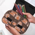 thumbnail image 6 of Goofa Beautiful Fox Pattern Double Layer Pen Pencil Case, Protective Large Capacity Storage Organizer Pen Pouch, Office College Supplies for Teens Adults, 6 of 7