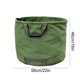 thumbnail image 3 of Bolsa de hojas de jardín de lona de 30 galones - Caja impermeable resistente para residuos de jardín, verde 22x18 pulgadas, Utjers de goma, contenedor reutilizable para limpieza de césped exterior, 3 of 6