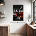 thumbnail image 3 of Elephant Stock Cognac Drinks Wall Art - Vertical Canvas Wall Art - Living Room Wall Decor - Food And Drink Canvas - Black And Red Decor - 26" x 39", 3 of 8