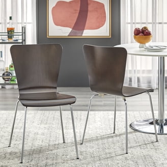 Free Shipping! TMS Venice Dining Chairs, Set of 2, Black Wood