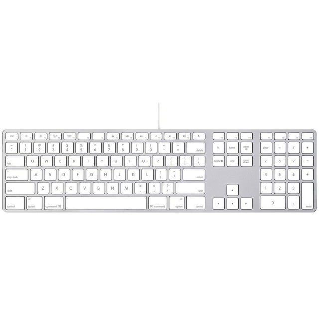 Teclado Apple con cable renovado compatible con teclado numérico