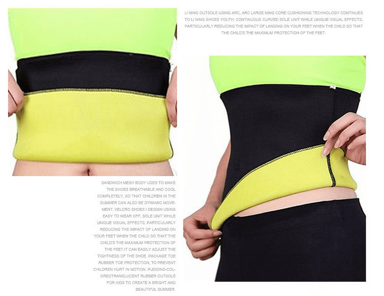 Ceinture Amincissante En Néoprène Thermique - Pour Homme Et Femme - Tailles S à XXXL - Augmente La Transpiration - 7