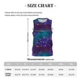 thumbnail image 4 of Xecao Purple and Green Glitter print basketball shirt for both men and women, a unisex basketball jersey perfect for theme parties-Small, 4 of 6