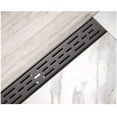 thumbnail image 6 of HEATGENE 12-Inch Linear Shower Drain in Venetian Bronze - Stainless Steel Rectangular Shower Floor Drain - Removable Decorative Cover - Adjustable Leveling Feet - CUPC Certified, 6 of 7
