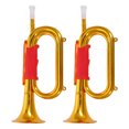 thumbnail image 1 of CIMAXIC Party 2pcs Children Musical Instruments Toy Musical Trumpet Cheerleading Plastic Horn For Kids Party Noisemaker Soccer Game Cheering Props Stage Performance,12.99"X5.51"X3.74", 1 of 5