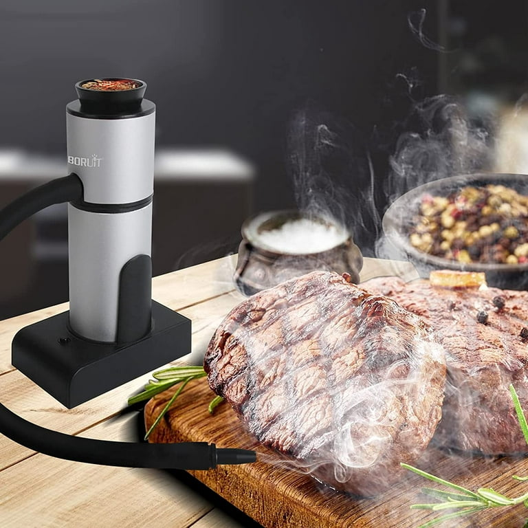 Smoking Gun Food Smoker Cocktail Smoker Infuser,Handheld Portable Smoker  Kitchen Tools Set with Dome Lid ,Cup Cover and 3 Flavors Wood Chips ,Cold