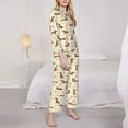 thumbnail image 5 of Wukai Heart Dachshund Print Women's Pajama Set - Soft Long Sleeve Sleepwear for Comfort and Style-X-Large, 5 of 9