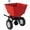 Black & Red, variant on Garvee 130 lb Tow-Behind Broadcast Spreader, Pull-Behind Lawn & Garden Spreader, Adjustable Flow Control for Fertilizer, Seed, Salt & Ice Melt, Red