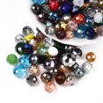 thumbnail image 3 of 100 g Glass Beads Faceted Mixed style Mixed color 4~10x3.5~8mm Hole: 1.5~2mm 140~160pcs/100g, 3 of 8