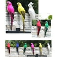 thumbnail image 6 of Artificial Fake Parrot Lifelike Feathered Bird Imitation Garden Ornament 25cm, 6 of 7