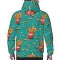 thumbnail image 5 of Hoodies for Men - Cute Fries Long Sleeve Comfrt Men'S Fashion Hoodies & Sweatshirts, Sweatshirts for Men Hoodies Pullover Clothing Clothes with Pouch, 5 of 7