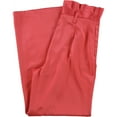 thumbnail image 2 of bar III Womens Satin Casual Wide Leg Pants, Red, 6, 2 of 2