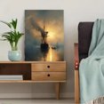 thumbnail image 5 of Sailing Ship Seascape Canvas Wall Art Print, Living Room Bedroom Study Hallway Decor, 5 of 8