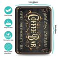 thumbnail image 5 of Dish Drying Mat, Coffee Black Vintage Absorbent Coffee Bar Mat for Countertops, Coffee Bar Accessories for Kitchen Counter Coffee Maker Coffee Pot Dining Room Decoration 18x24in, 5 of 7