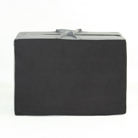 Adult Quad fold Hide 'A Mat, Black/Charcoal