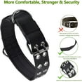 thumbnail image 3 of Collar para perros grandes, collares negros con asa para perros de raza extragrande, collar táctico de nailon resistente para mascotas XL, 3 of 5