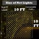 thumbnail image 3 of Cadena de luces LED Eueasy 270, 3 x 3 m, 8 modos, 30 V, 3 of 7