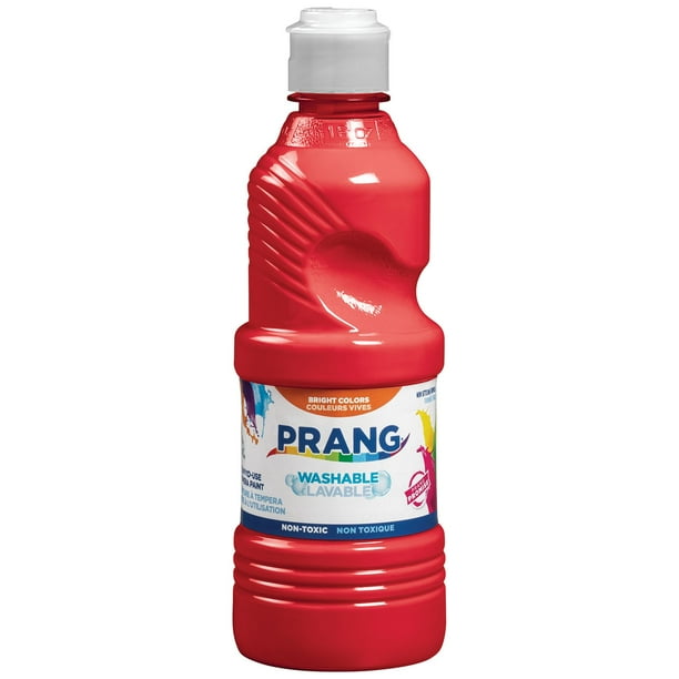 Paint Prang, témpera, lavable, rojo, 473 ml, 1 unidad