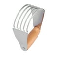 thumbnail image 6 of Dough Blender,Stainless Steel Dough Blender Pastry Blender and Dough Cutter Professional Pastry Cutter with Heavy Duty Blades [Wood Color], 6 of 9