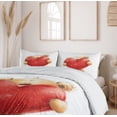 thumbnail image 6 of Ambesonne Bear Duvet Cover Sets, Romantic Mascot Red Heart, 2-King, Sand Brown Red, 6 of 7