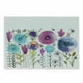thumbnail image 1 of Dragonfly Cutting Board, Hello Summer Concept Dandelion and Winged Bug Be Happy Art, Decorative Tempered Glass Cutting and Serving Board, Small Size, Pink Blue, by Ambesonne, 1 of 1
