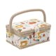 thumbnail image 5 of Bearachild Caja portátil para manualidades de costura, exclusiva caja precargada con doble capa y bandeja de plástico para almacenamiento. Type2 NO2, 5 of 6