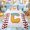 White Blue C, variant on Erosebridal Kids Cute Letter P Twin Comforter Sets, Baseball Ice Cream Bedding Set, Blue, 2pcs