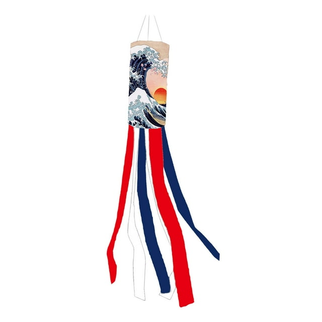 Manga de viento japonesa, banderas de dirección del viento, adornos colgantes decorativos para Sushi, Bar, restaurante, césped y jardín, decoración al A Macarena Manga de viento de carpa japonesa