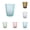 A,B,C,D,E, variant on Acrylic Drinking Glasses, Unbreakable Plastic Tumblers Stackable & Dishwasher Safe, Clear Reusable Water Cups for Home, Restaurant, Outdoor, Party, Daily Use, 2.99"x3.86"x1.97", A