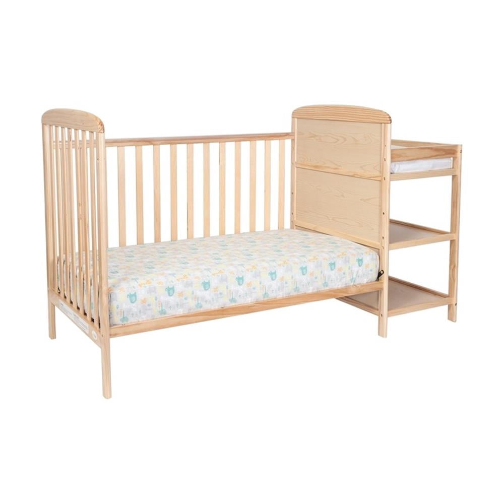 Suite Bebe Ramsey Toddler Guard Rail with Stabilizer Bar, Natural Finish