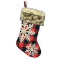 thumbnail image 1 of Medias navideñas con patrón de alce clásico, tela no tejida, accesorios de fotografía, medias para chimenea, decoración de árboles, 1 of 5