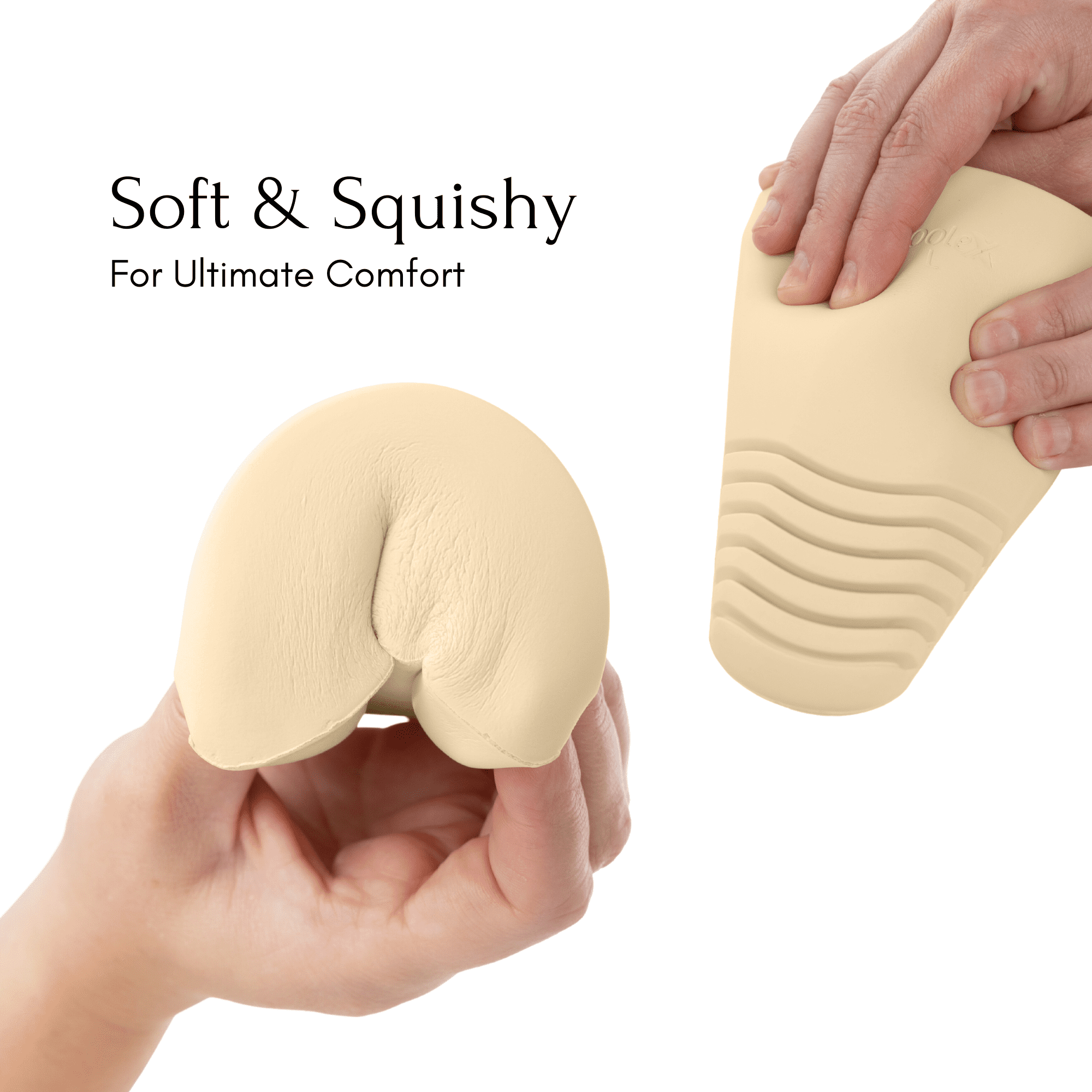 Shoolex ToeLuxe Amputee Toe Filler, Soft PU Foam Partial Foot Amputation Insert, Customizable Reusable, Men Women, Large