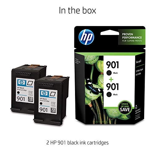 | HP 901 2 cartuchos de tinta | | negro Funciona con HP OfficeJet 4500, serie J4500, J4680 | CZ075FN