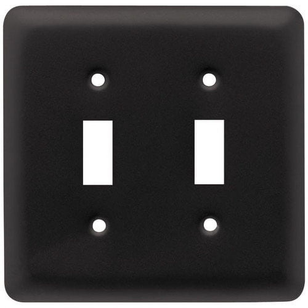 Brainerd Rounded Corner Double Switch Wall Plate, Available in Multiple Colors - image 3 of 5