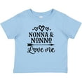 thumbnail image 3 of Inktastic Nonna and Nonno Love Me Boys or Girls Baby T-Shirt, 3 of 5