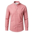 thumbnail image 3 of Tiijoy Boys Plaid Long Sleeve Shirt Casual Classic Button Down Shirt, Red, Sizes 2-14, 3 of 3