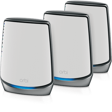 NETGEAR - Orbi RBK853 AX6000 Tri-Band Mesh WiFi 6 System with Router and 2 Satellite Extenders