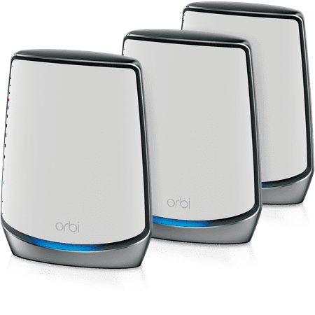 UPC: 0606449148220 | NETGEAR – Orbi RBK853 AX6000 Tri-Band Mesh WiFi 6 System with Router and 2 Satellite Extenders