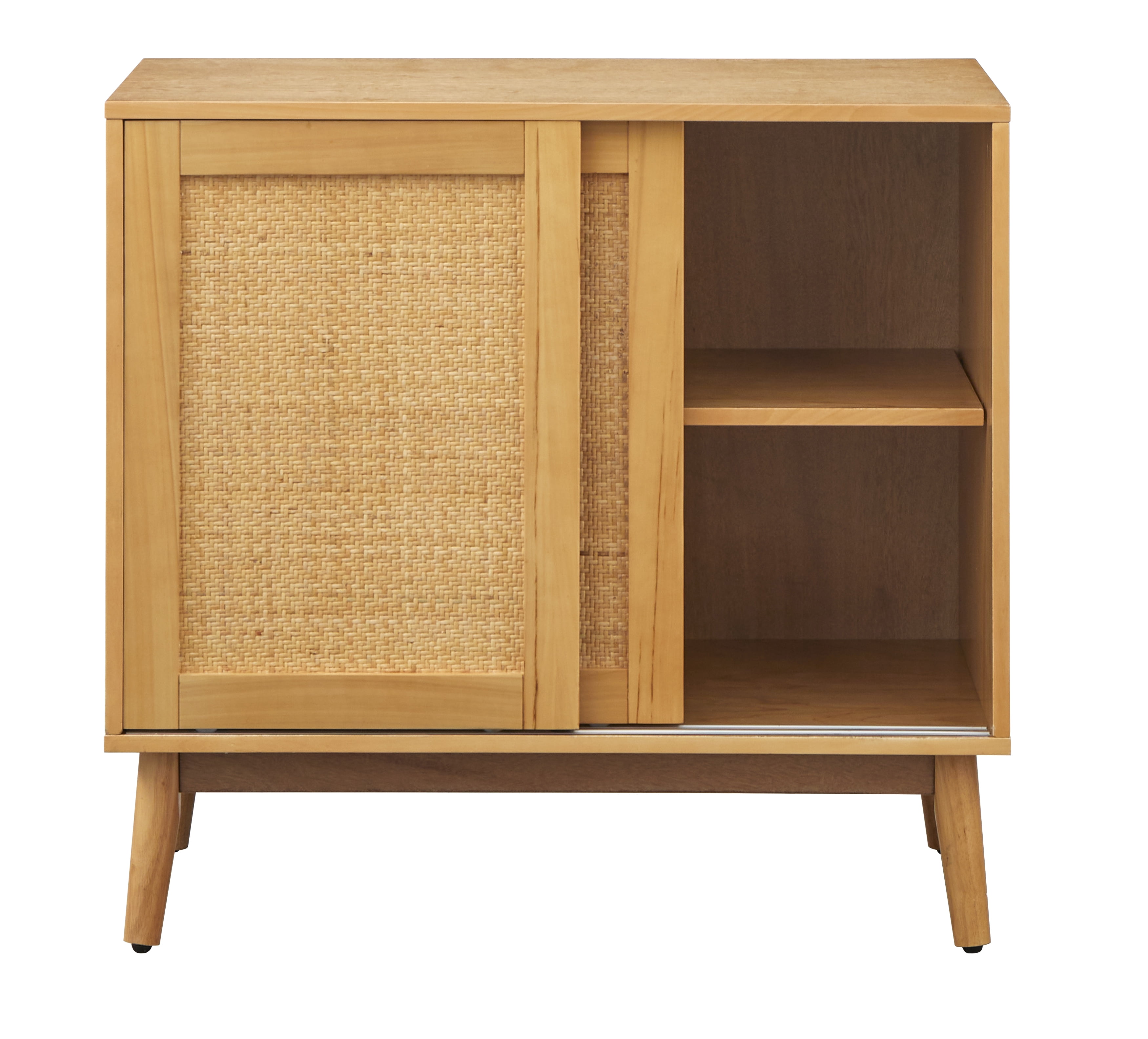 TMS Radcliff 32" Wide Sliding Door Buffet, Natural Finish