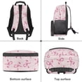 thumbnail image 6 of Pzuqiu Pink Bow Print Kid Backpack 17 Inch for Boys Girls Ages 6-18 Elementary Middle School Adjustable Straps Large Capacity Lightweight Bookbag for Back to School Daily Travel, 6 of 7